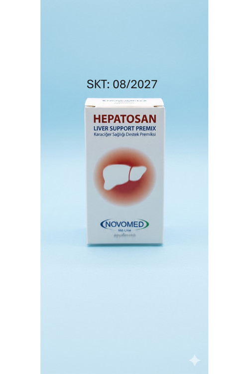 Hepatosan Kedi ve Köpek Karaciğer Destekleyici Premiks Toz 60 gr (Silymarin, L-Metiyonin, Çinko, Bira Mayası)