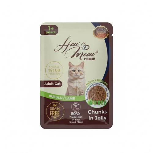 Kuzu Etli Yetişkin Kedi Yaş Konserve Maması 85 gr