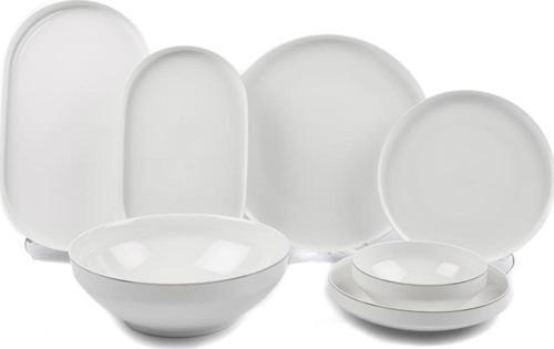 Gümüş Modern 27 Parça Yemek Takımı