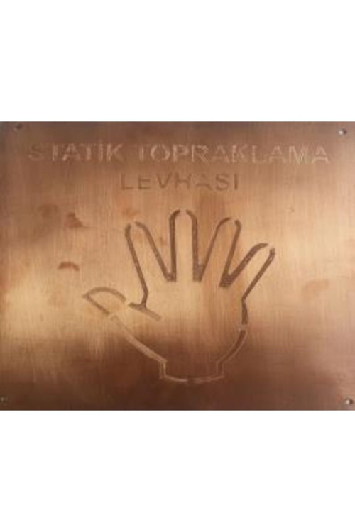 Statik Elektrik Topraklama Levhası 23X23 (Kazıma)