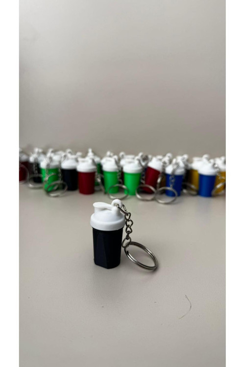 Protein Shaker Anahtarlık | 2'li Set - Siyah