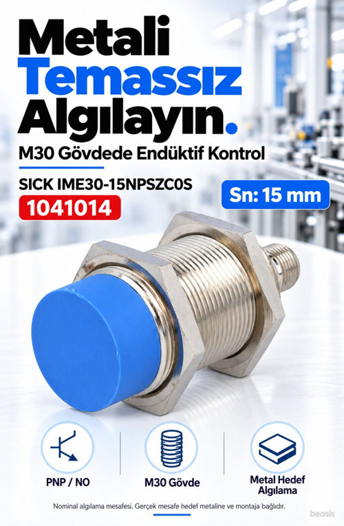 IME30-15NPSZC0S endüktif yaklaşım sensörü 1041014