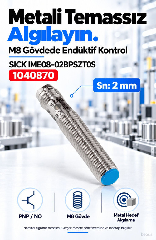 IME08-02BPSZT0S endüktif yaklaşım sensörü 1040870
