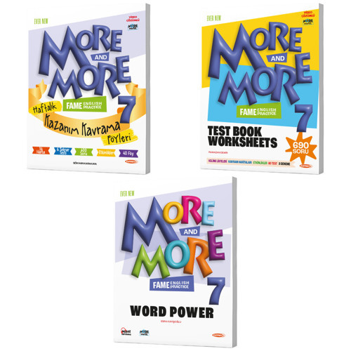 Kurmay Elt 2027 7. Sınıf Haftalık Föy - Test Book - Wordpower Seti 2 Kitap + 40 Föy Maarif Model