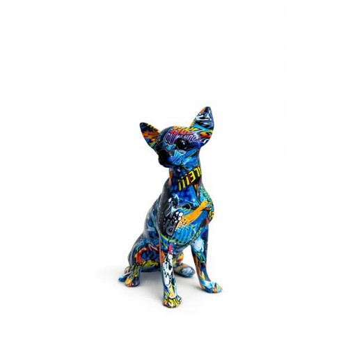 SOFIART Chihuahua Köpek Figür 16x13x25 CM