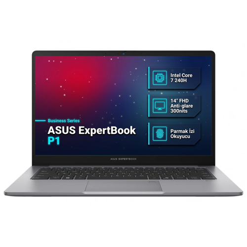 ExpertBook P1 Intel Core 7 240H 16GB 512GB SSD 14"Windows 11 Pro Laptop P1403CVA-C716512G0D 008