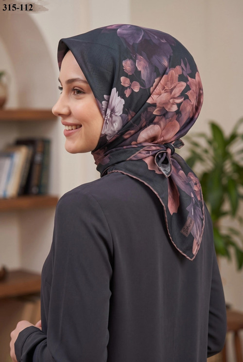 Desenli Soft Pamuk Eşarp 315-112