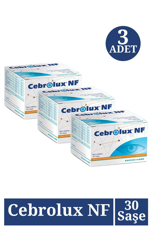 Bausch & Lomb Cebrolux Nf 30 Saşe 3 Adet