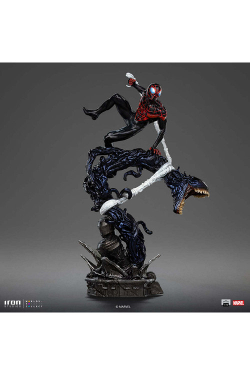 Miles Morales Figür - Spider-Man Figür vs Villains Diorama Figür - Art Scale 1/10 -