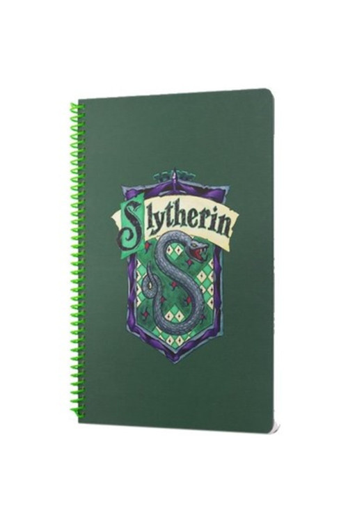 Mabbels Spiralli Defter Harry Potter Slytherin Yeşil 80 YP 17x24 DFT-388579
