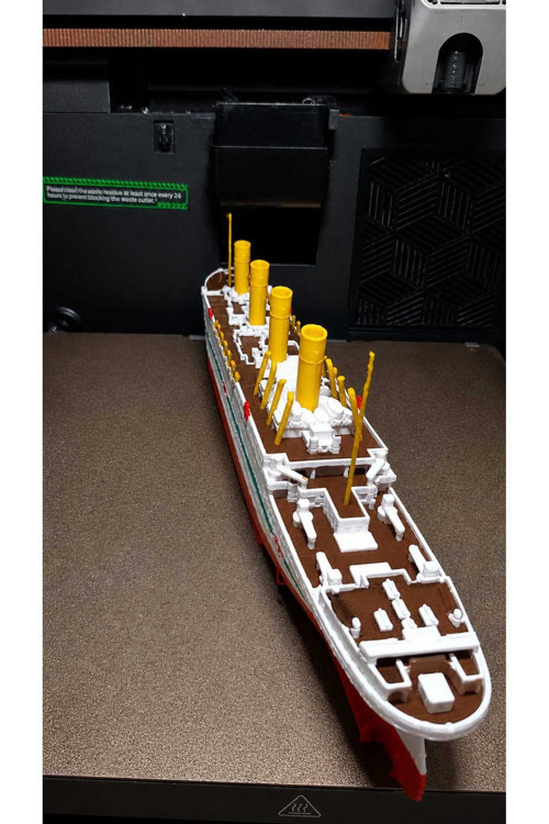 HMHS Britannic 3D Gemi Maketi – Detaylı Hastane Gemisi Koleksiyon Modeli