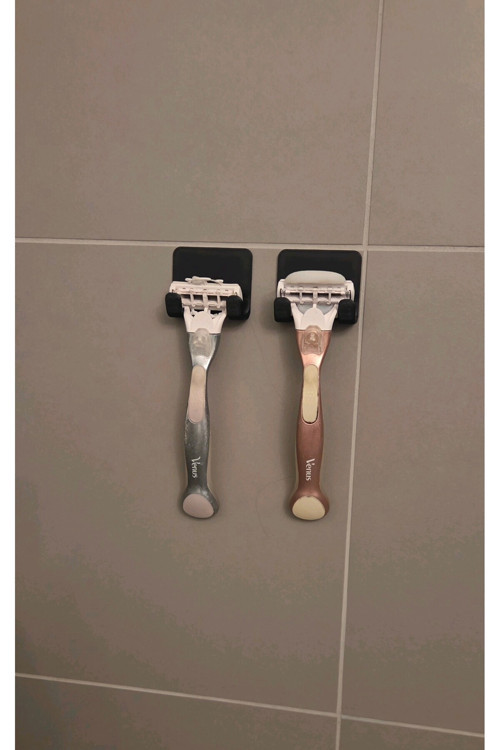 Tıraş Bıçağı Düzenleyici Yapışkanlı Banyo Jilet Organizeri 2 ADET