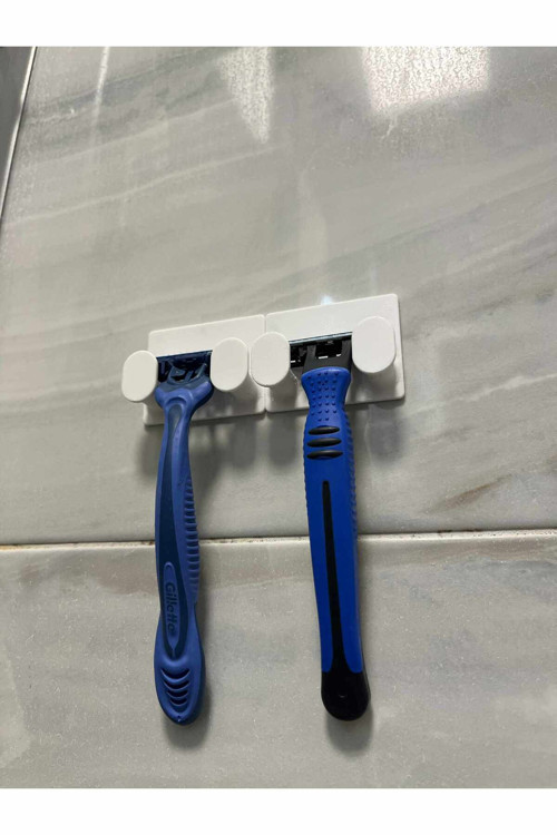 Tıraş Bıçağı Düzenleyici Yapışkanlı Banyo Jilet Organizeri 2 ADET