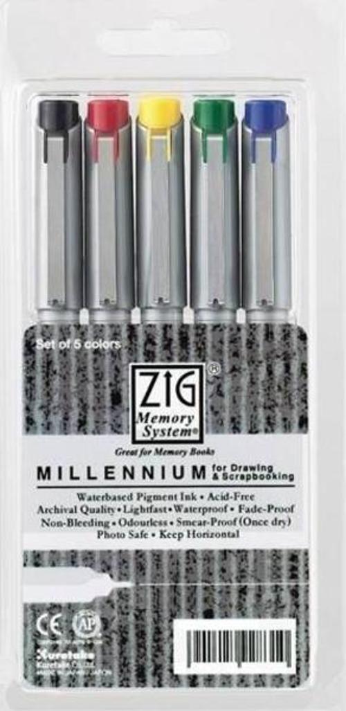 Millennium Teknik Çizim Kalemi 0.3 5 RENK SET