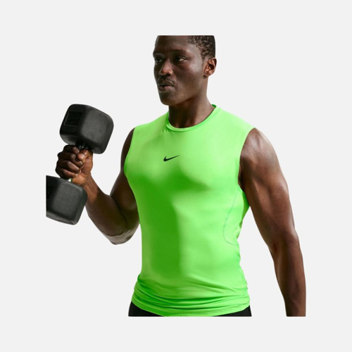 Pro Dri-Fit Tight Sleeveless Fitness Training Yeşil Erkek Atlet