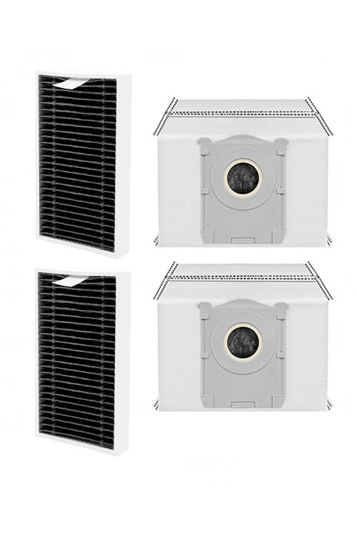 Ecovacs Deboot T90 Omni & T90 Pro Omni Uyumlu 2 Adet Hepa Filtre 2 Adet Toz Torbası