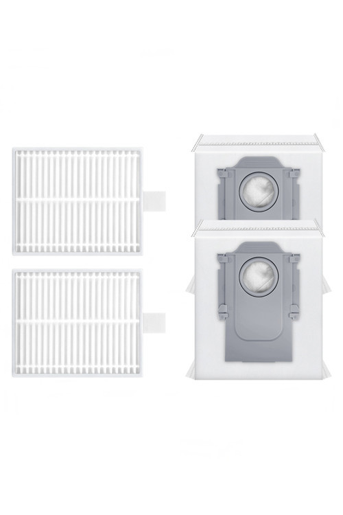 Roborock Q7 TF & Q7 TF+ Uyumlu 2 Adet Filtre 2 Adet Toz Torbası