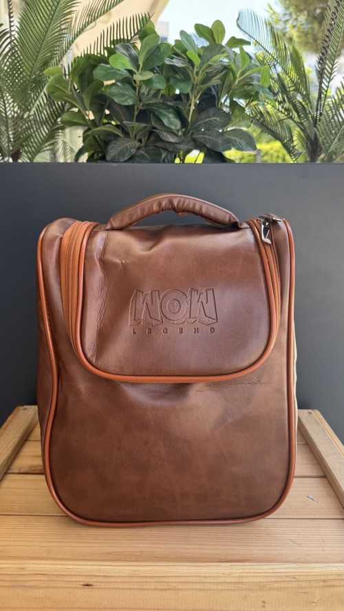 Deri Nargile Çantası /kahverengi 30*2* 20