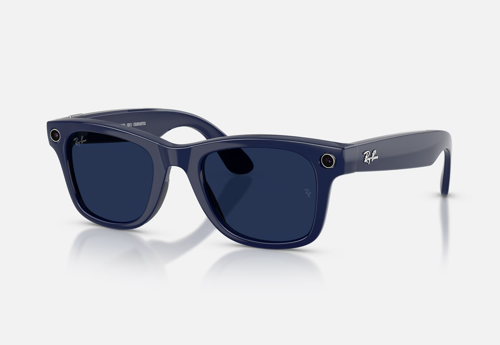 META (GEN 2) WAYFARER PARLAK MAVİ ÇERÇEVE - ŞEFFAF SAFİR MAVİ RENK GEÇİŞLİ AKILLI GÖZLÜK