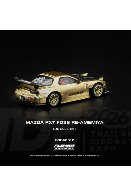 Pop Race Mazda RX-7 FD3S RE-AMEMIYA 1/64 Model Araba