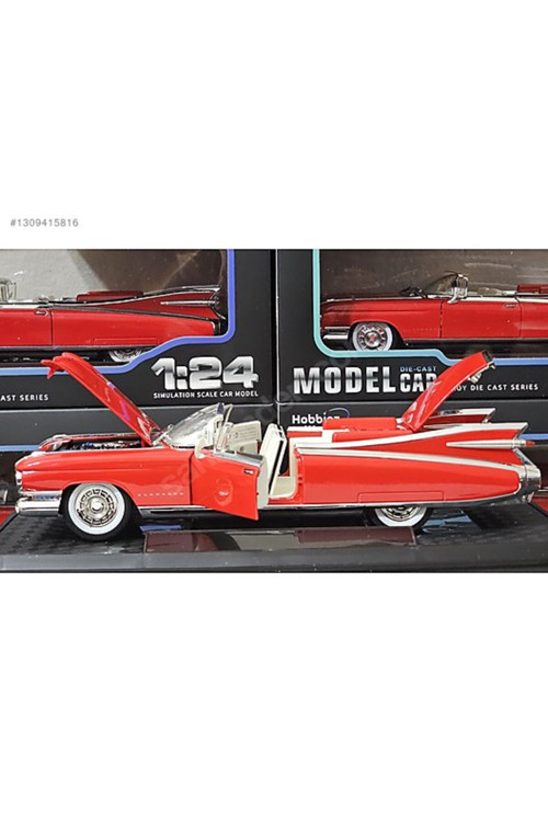 Cadillac Eldorado Biarritz Convertible Diecast 1959 Kırmızı Model Araba