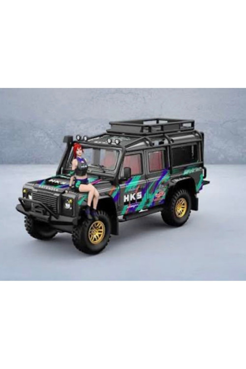 Defender HKS Figürlü 1/64 Model Araba
