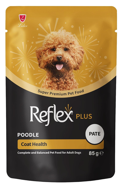 POUCH POODLE COAT HEALTH PATE YETİŞKİN KÖPEK YAŞ MAMASI 85GR