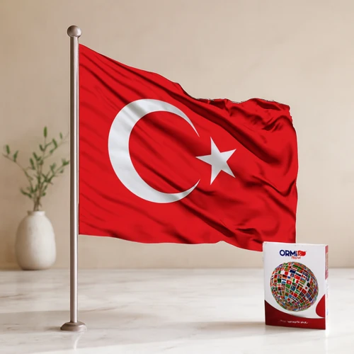 Türk Bayrağı 70X105 Cm Alpaka Kumaş