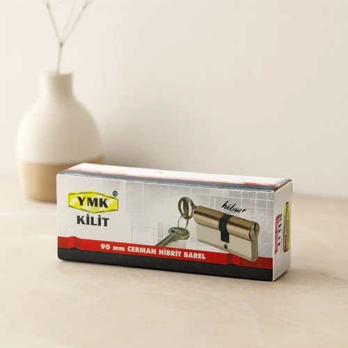 90Mm Nikel Saten Cerman Barel Silindir (2 Anahtar)