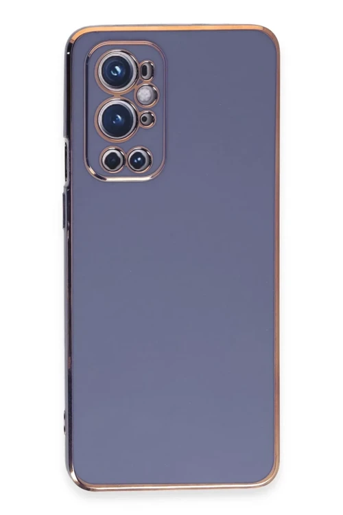 One Plus 9 Pro Kılıf Volet Silikon - Mavi