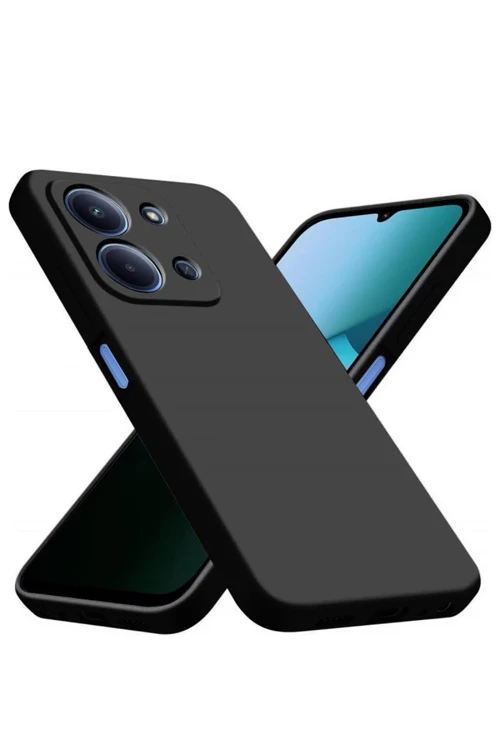 Xiaomi Redmi 15C 4G Nano Içi Kadife Silikon - Siyah