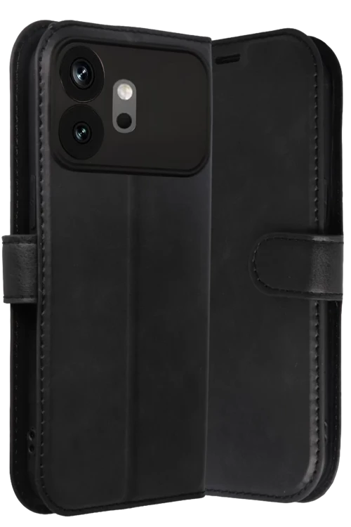 Huawei Honor 600 Trend S Plus Kapaklı Kılıf - Siyah