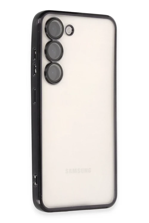 Samsung Galaxy S23 Kılıf Razer Lensli Silikon - Siyah
