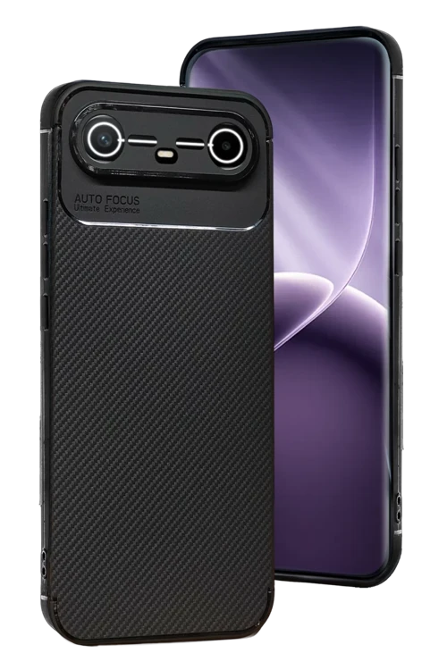 Tecno Spark Slim 5G Auto Focus Karbon Kapak - Siyah