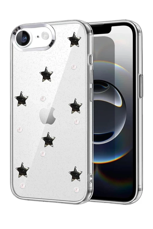 Apple Iphone 16E Fiyonk Desenli Kapak - Desen 7