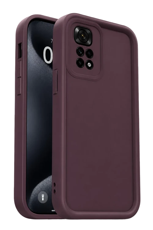 Xiaomi Redmi 10 2022 Kılıf Viera Silikon - Mürdüm