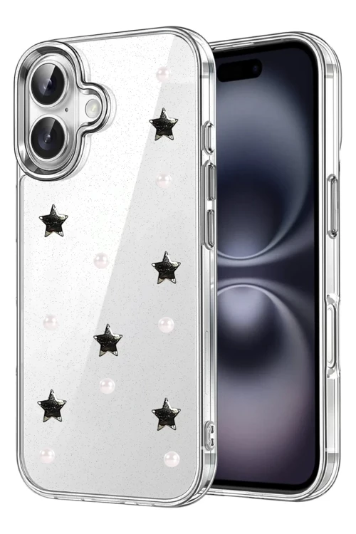 Apple Iphone 16 Fiyonk Desenli Kapak - Desen 7