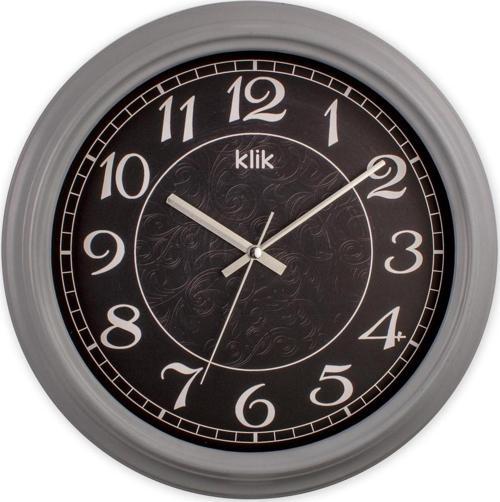 Alfa Gri Klasik Duvar Saati