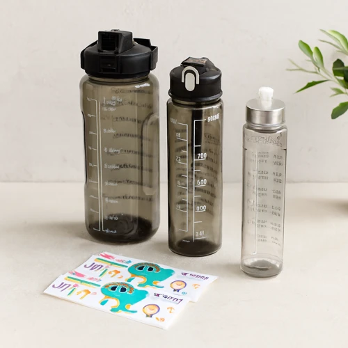 3'Lü Pipetli Motivasyon Suluk Seti 500/900/2000 Ml (Telefonluklu)