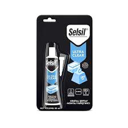 Selsil Şeffaf Montaj Yapıştırıc Ultra Clear 50Ml
