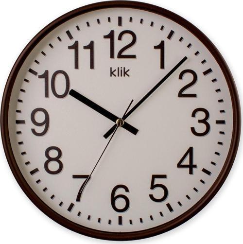 Venüs Kahverengi Minimalist Duvar Saati