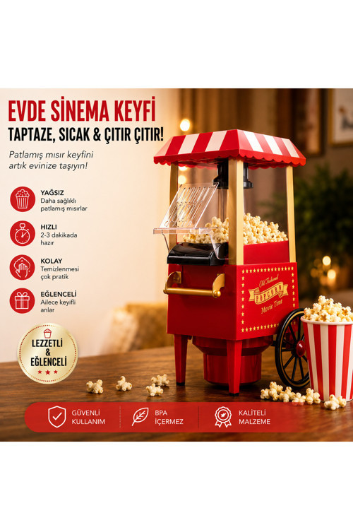 Mısır Patlatma Makinası Makinesi