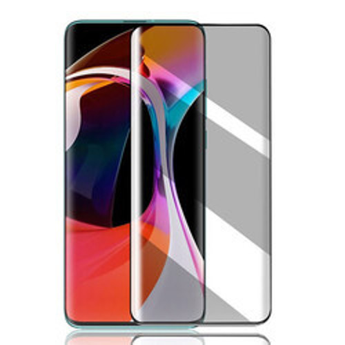 Huawei Y9 Prime 2019 New 5D Privacy Temperli Ekran Koruyucu - Siyah
