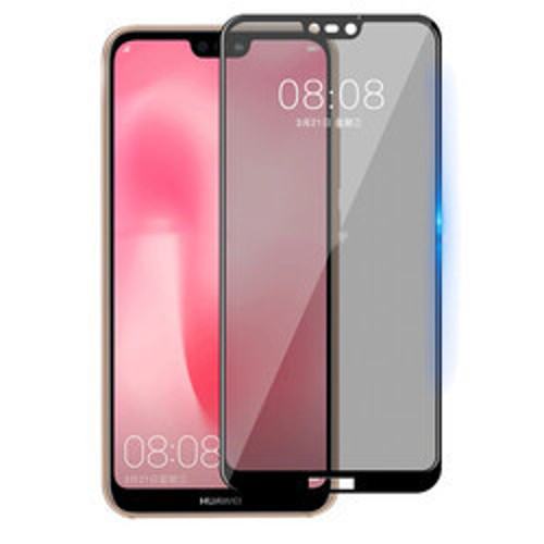 Huawei Mate 20 Lite New 5D Privacy Temperli Ekran Koruyucu - Siyah