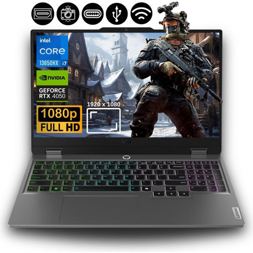 Loq 15IRX9 I7-13650HX | 16GB | 2tb SSD 6gb RTX4050 83DV0117TR Atl5 Freedos 15.6" Gaming Notebook