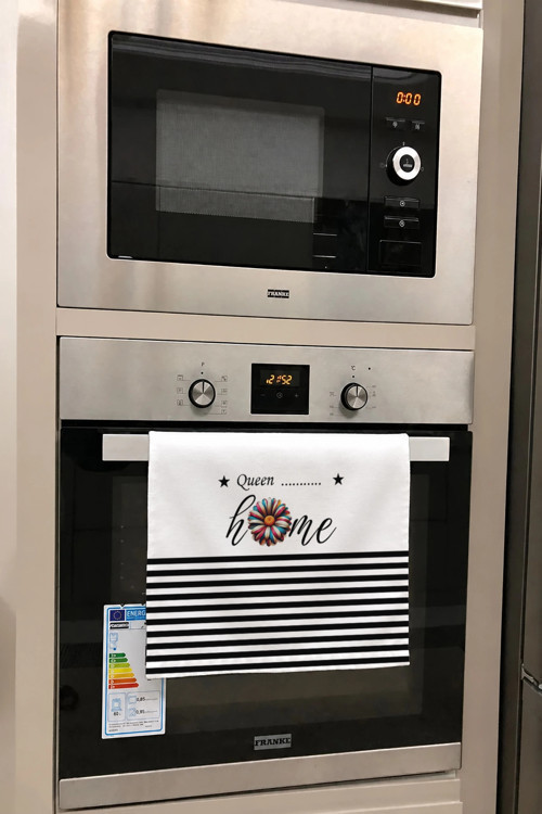 Mutfak Fırın El Havlusu 30x50cm Pamuklu Emici Queen Home Kişiye isme Özel