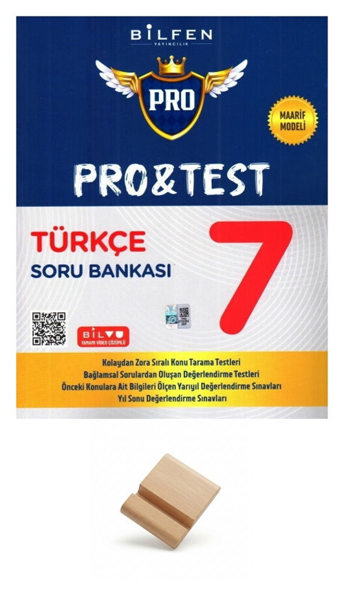 Bilfen 7. Sınıf Maarif Türkçe Protest Soru Bankası + Telefon standı
