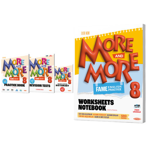 Kurmay Elt 2027 8. Sınıf Lgs Practice Book - Worksheets Notebook Seti 4 Kitap