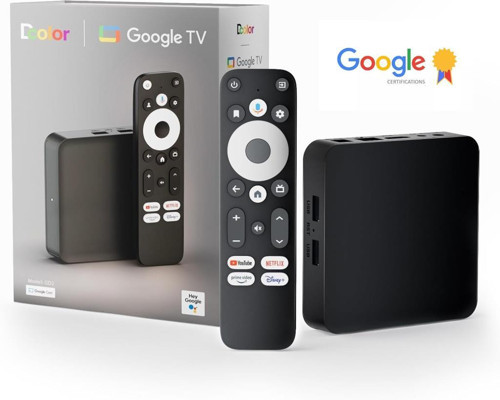 GD2 Android 14 Google TV 4K Lisanslı Ultra HD TV Box Netfilix L1 Sertifika HDR10+ 2GB/32GB