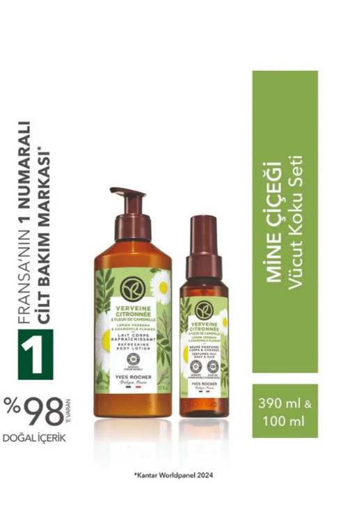 Mine Çiçeği Esintili Ferahlatıcı Vücut Koku Seti (390-100ML)